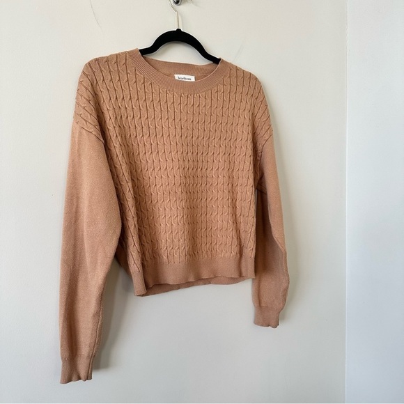 Heartloom- Asher Cable Knit Crew Neck Sweater (Size: Medium) - Picture 4 of 8